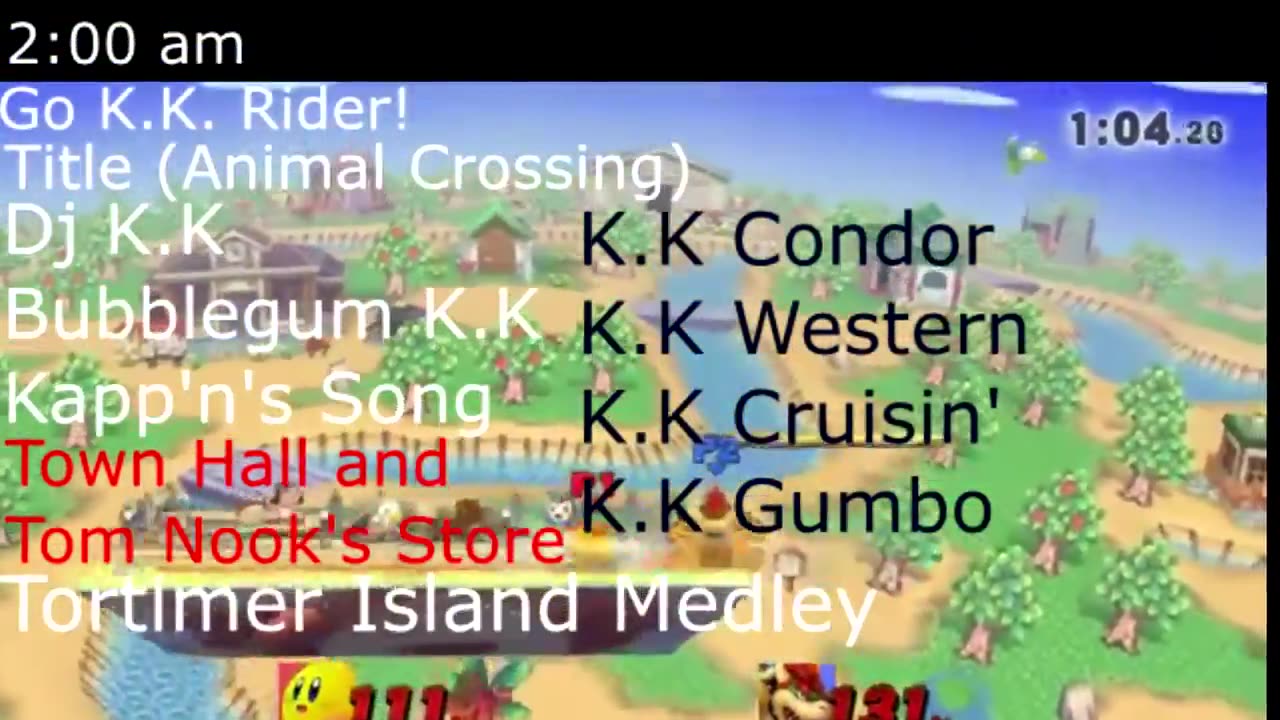 all the K.K. songs played together (earrape warning)