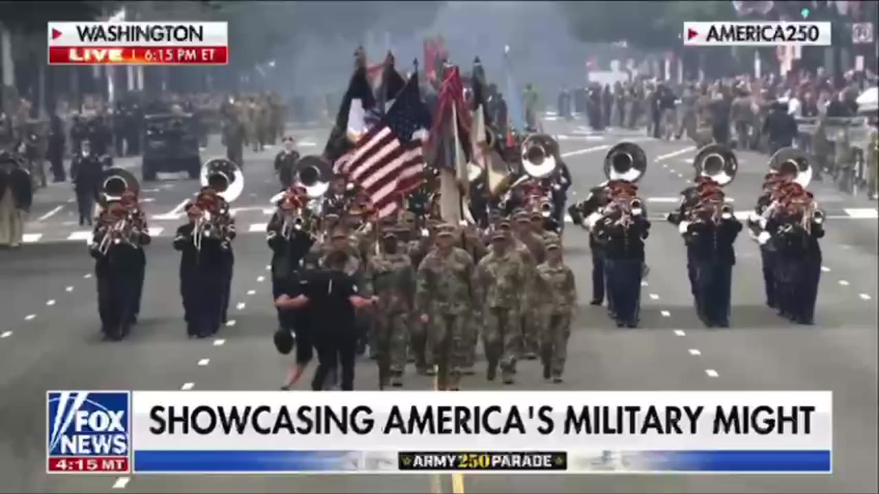 Showcasing America's military might - AMERICA 250 PARADE
