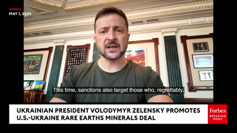 BREAKING NEWS: Ukrainian President Volodymyr Zelensky Promotes US-ukraine Rare Earths Minerals Deal