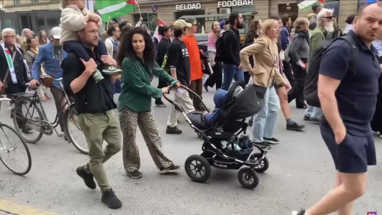 Fackchefens attack vid palestinademonstration