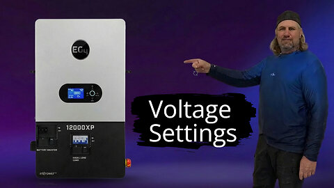 EG4 12000XP Open Loop Settings (Lead acid mode)