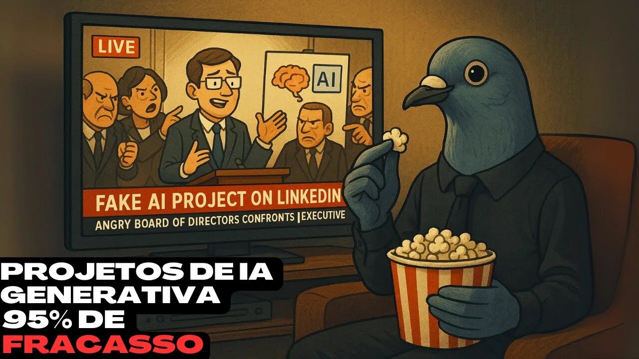 š° 95% dos Projetos de IA Generativa FRACASSAM | MIT expƵe o hype da Skynet corporativa