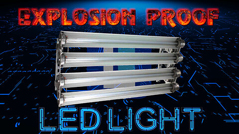 Explosion Proof LED Lights for Paint Spray Booth