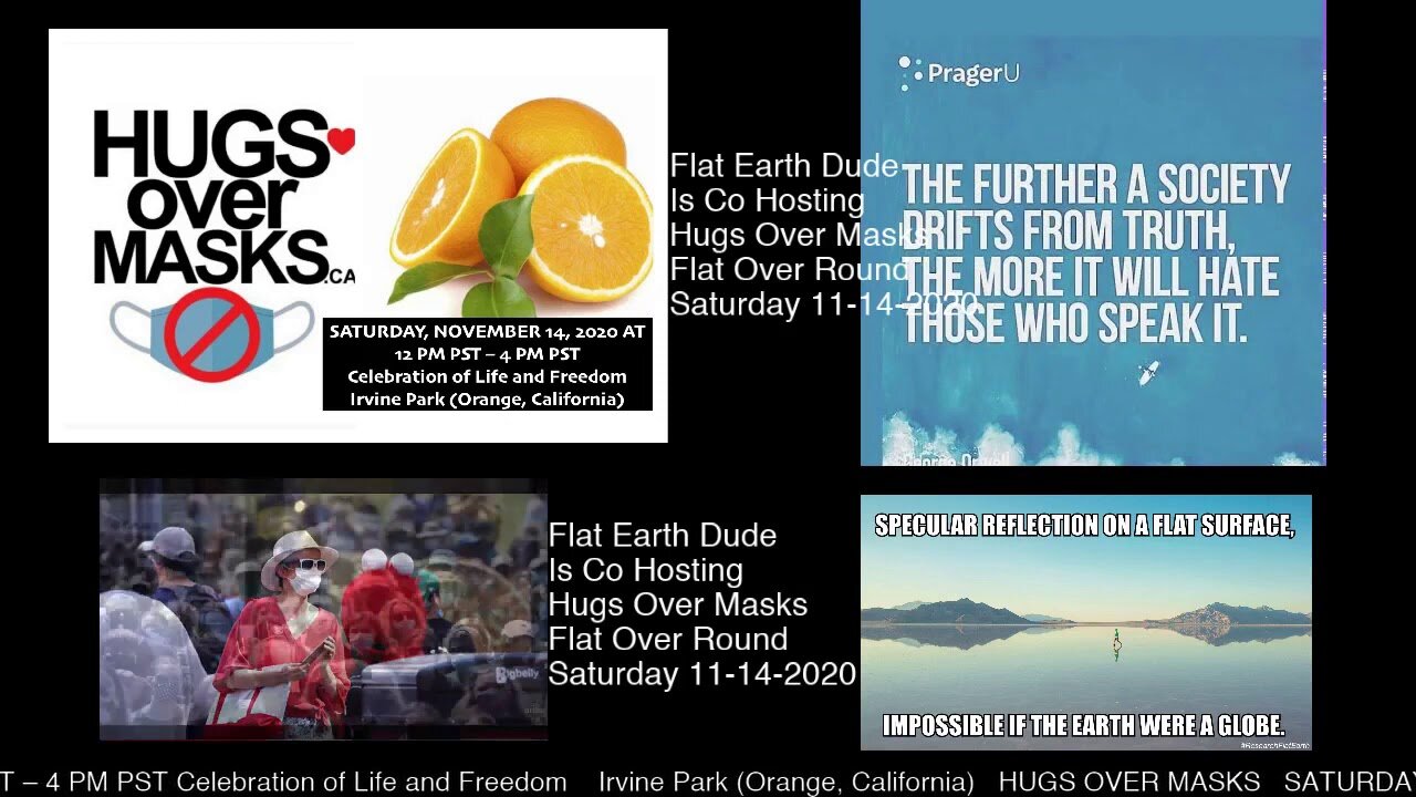 [archive] Flat Earth meetup Irvine Park California Nov 14, 2020 ✅