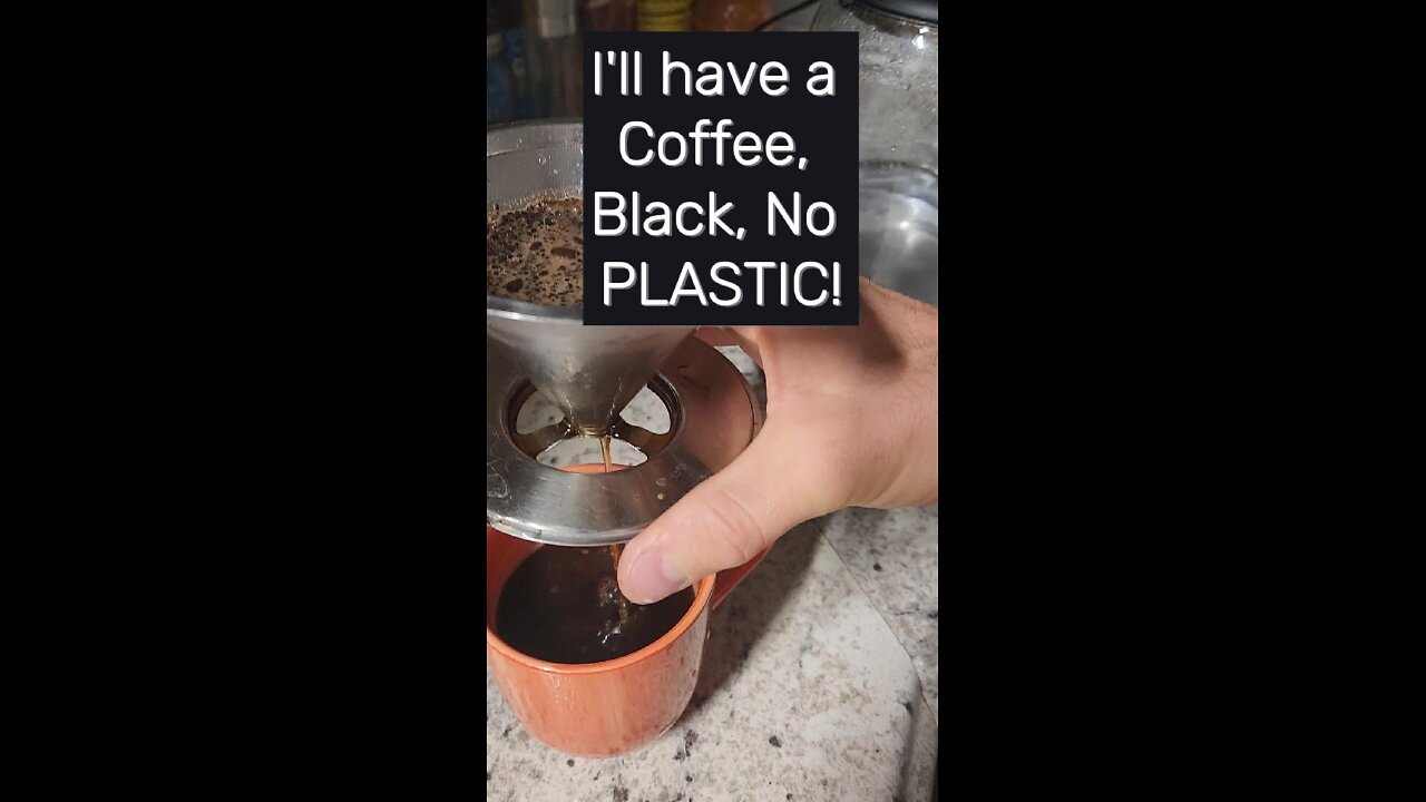 Would you like plastic with your coffee? Uh, NO!