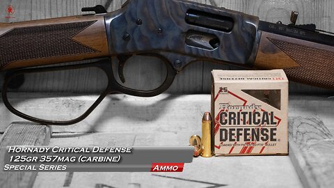 Hornady Critical Defense 125gr 357mag Carbine Test
