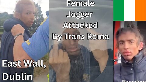 Roma Trans Creature Attacks Female Jogger In East Wall, Dublin, Ireland 