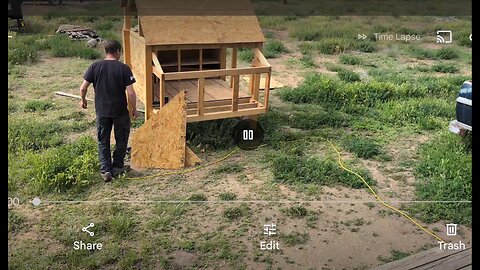 chicken coop build part 6