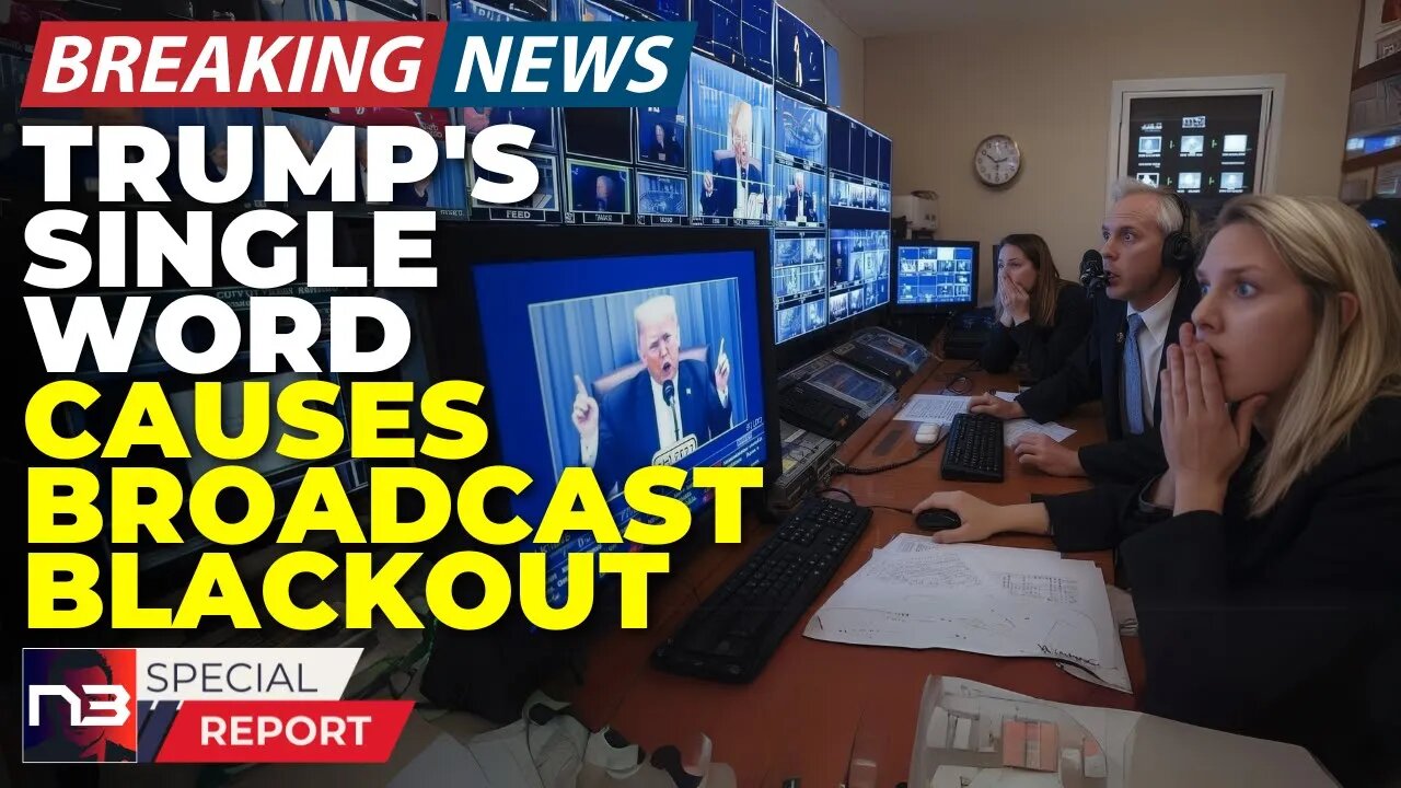 🚨BREAKING: They CUT The Feed When Trump Said This ONE Word In The Oval Office!