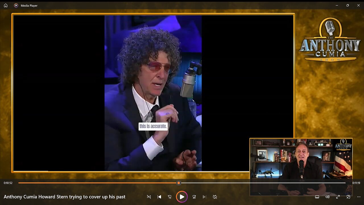 Anthony Cumia talks Howard Stern covering up his past