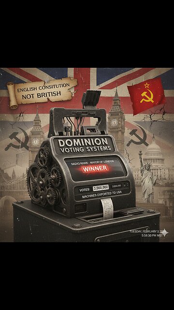 Sadiq Khan Only Won Because of Dominion Machines