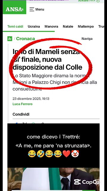 la notizia del giorno