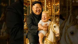 🤣 Kim Cares for Little Trump in the Funniest Way! 👶