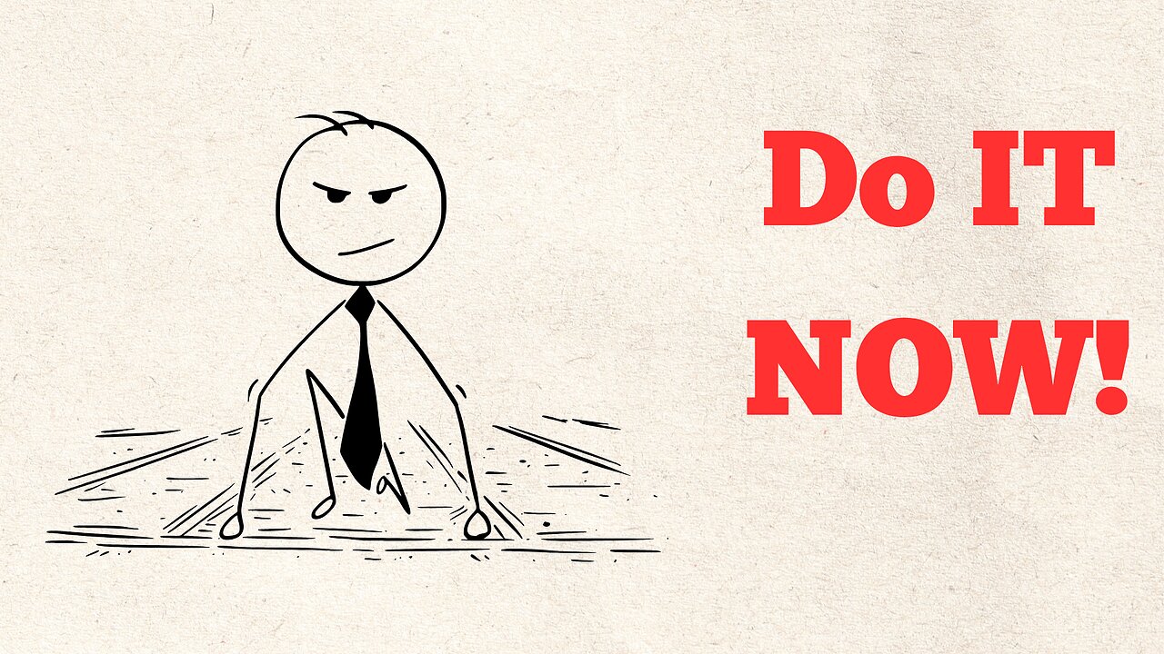 STOP Letting TOMORROW Hold You Back!