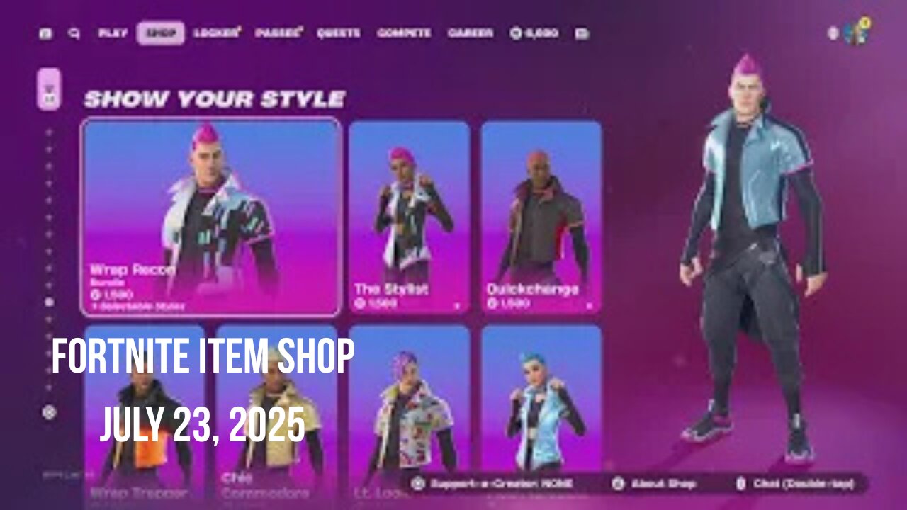 Fortnite Item Shop|July 23, 2025(*New* Game King Bundle)