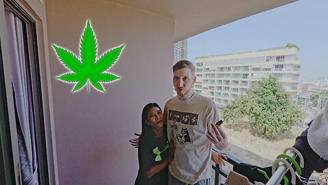 Thai Girl Vapes Cannabis for 1st Time | Chase The Escape