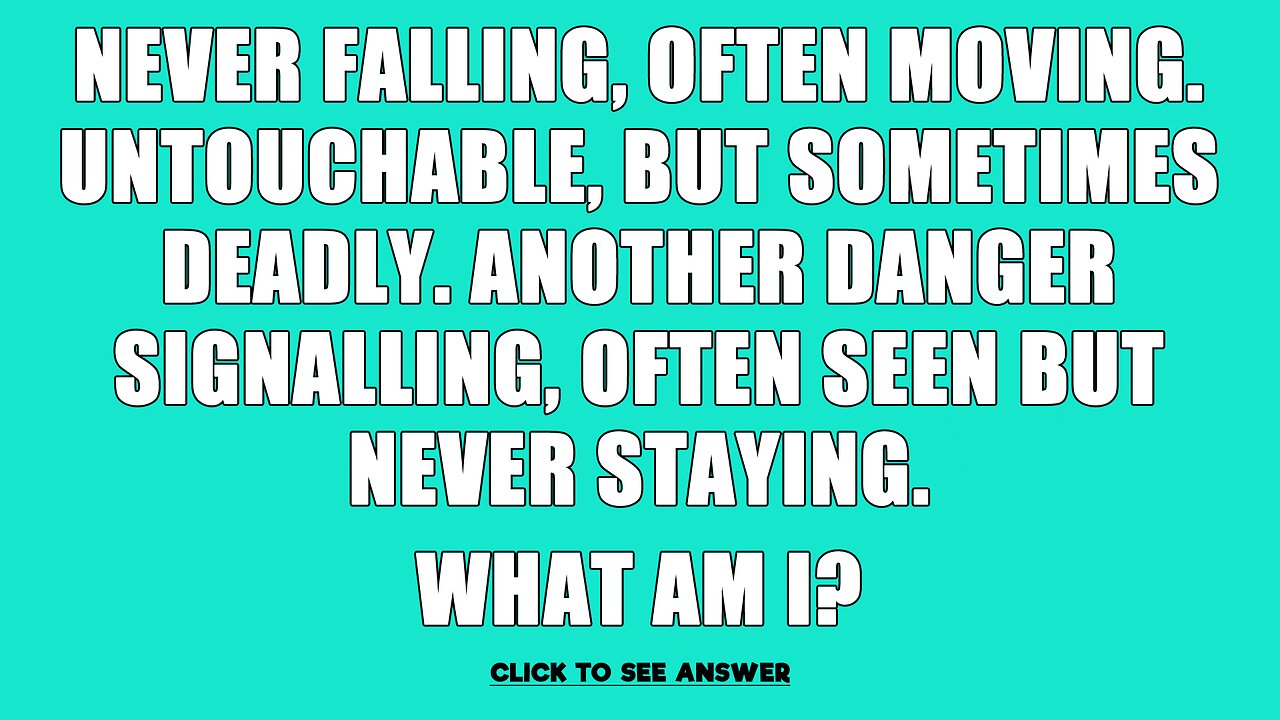 Do you know the answer to this riddle?