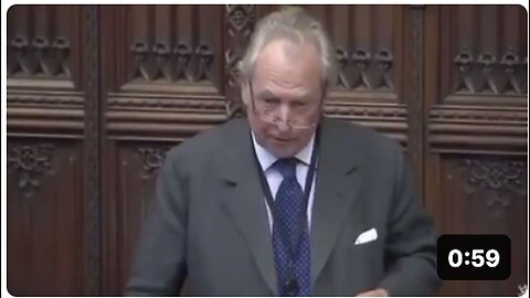 "Lord Pearson Claims 250,000 White British Girls Raped in House of Lords Address"