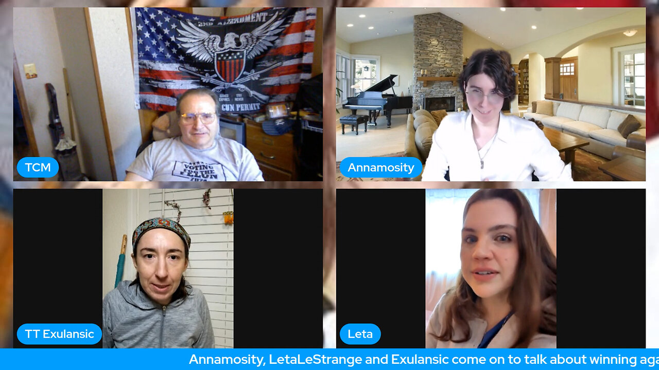 Annamosity, LetaLeStrange and Exulansic come on to talk about winning against the trans cult