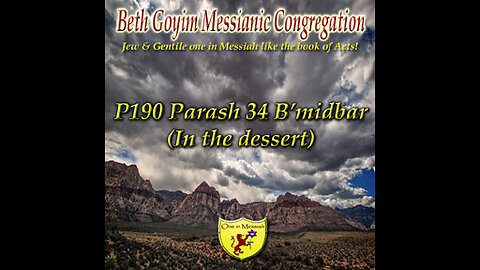 BGMCTV P190 Parash 34 B’midbar (In the dessert) B’midbar/Numbers 1:1 – 4:20