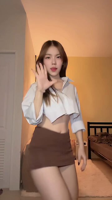 Dancing beautiful girl