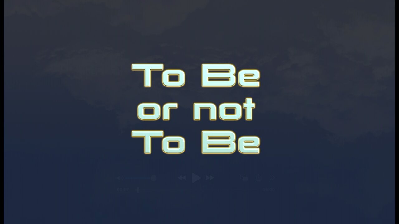 To Be or not to Be - Een indigosong naar de monoloog uit Hamlet - Indigoplatform