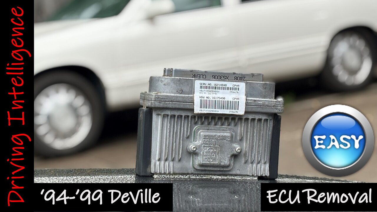 How To Remove PCM, ECU, Engine Computer From 7th Gen '94-'99 Cadillac Deville & Seville