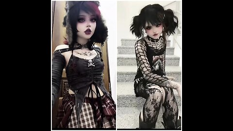 Hot Tiktok - Gothic Style Evolution: Dark Beauty Looks