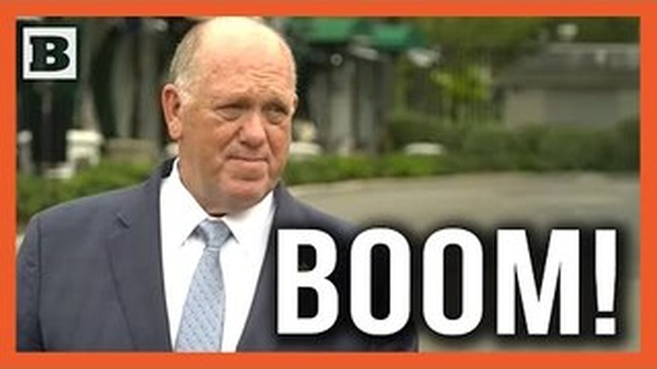 BOOM! Tom Homan Drops the Truth About D.C. Crackdown