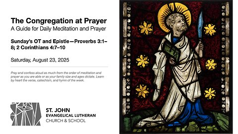 Sunday’s OT and Epistle—Proverbs 3:1–8; 2 Corinthians 4:7–10
