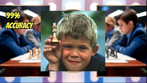 12 Year Old Magnus Carlsen Shows INSANE 99% Accuracy Against Future Grandmaster!