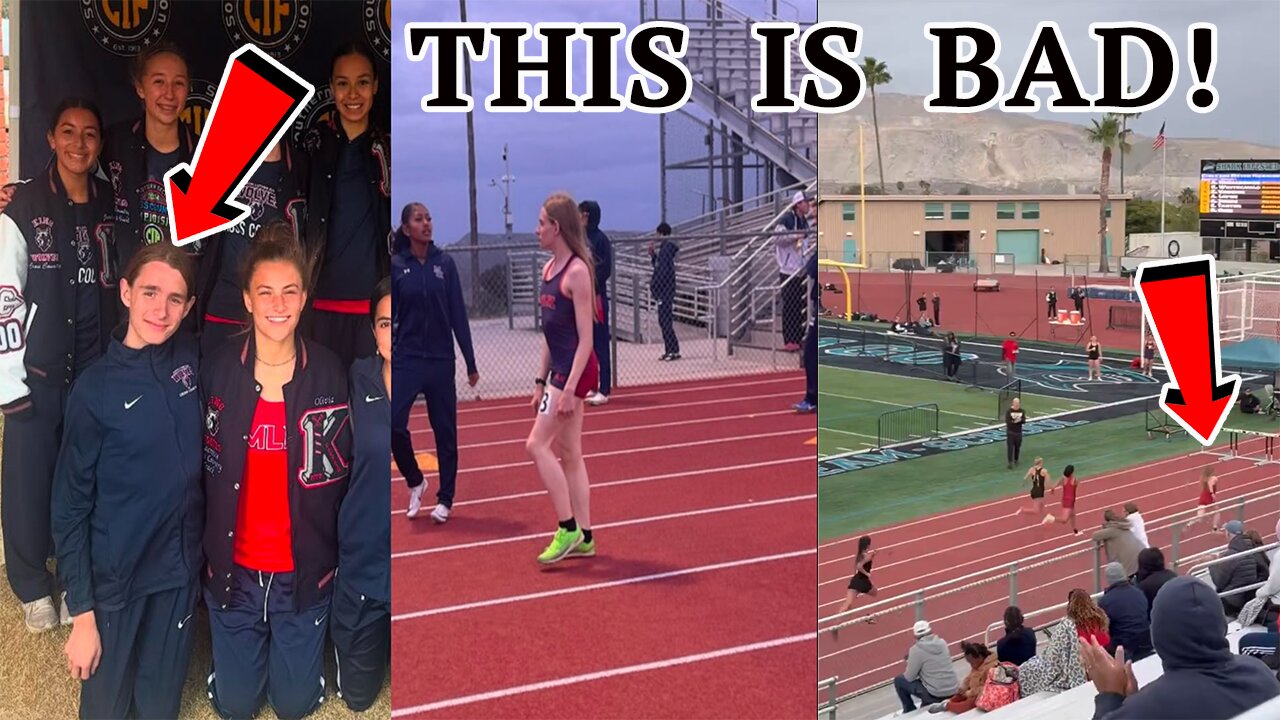 California really F**KS UP! Allows another TRANSGENDER to CRUSH girls in Track and Field! FAFO!