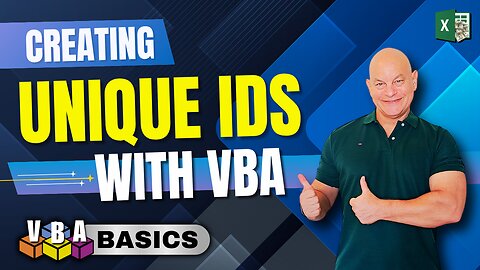 5 Excel Tricks To Instantly Generate Unique IDs (VBA + Formulas)