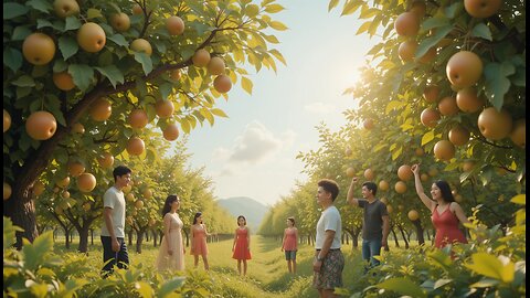 Enjoy Harvest guavas and apples together on the same tree