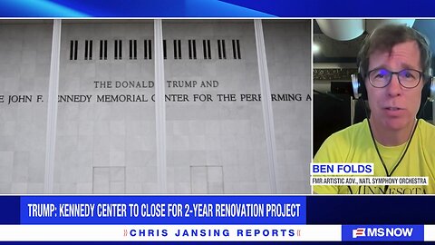 February 5, 2026 - Ben Folds on Trump's Dismantling of the Kennedy Center for the Arts