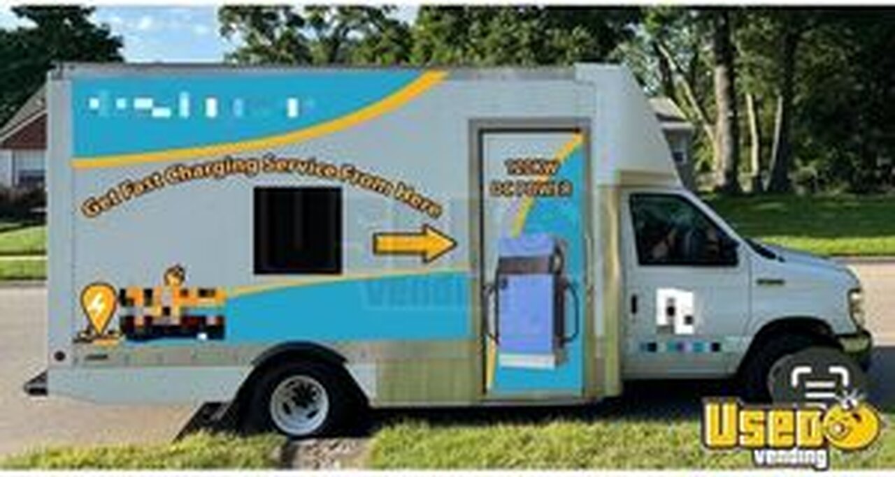2021 Ford E350 Mobile Electric Vehicle Charging Station for Sale in Michigan!