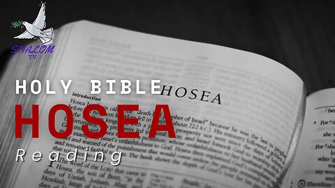 Complete Reading Of Book of HOSEA (NIV) | HOLY BIBLE