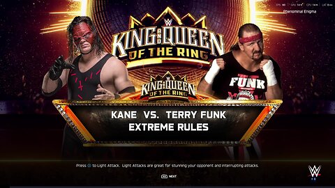 WWE 2k25 ExtremeRules Kane vs Terry Funk