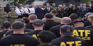 Trump Visits Police, Military in D.C. Amid Crime Crackdown in City