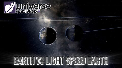Launching Earth At The Speed Of Light Towards Earth!
