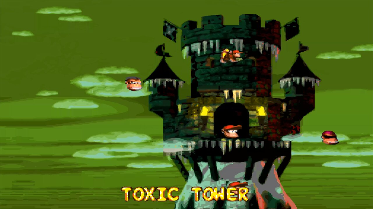 DONKEY KONG COUNTRY 2™ : DIDDY'S KONG QUEST™ / ACT 6. K. ROOL'S KEEP / A6#6. TOXIC TOWER! DK