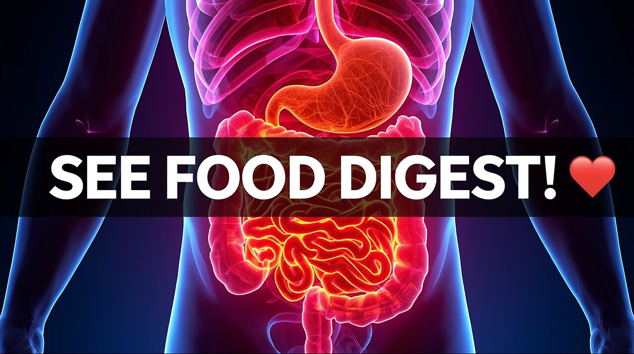 Food Digestion Explained! 🍽️ AI Animation of Your Gut at Work #Shorts