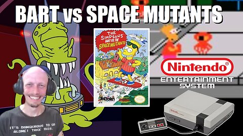 Bart vs The Space Mutants (NES): Use Your X-Ray Glasses to Stop the Aliens from Invading the Planet