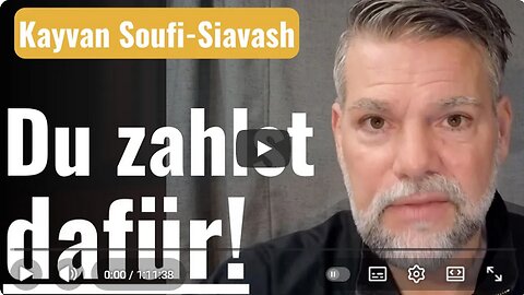 Kayvan Soufi-Siavash: Es geht nur um Macht & Geld! 23.10.2025 Balthasar Becker