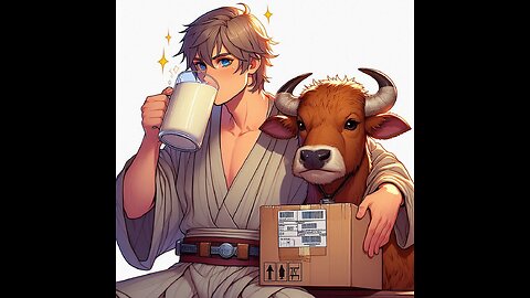 mail time with blue milk and talking bout otherer things