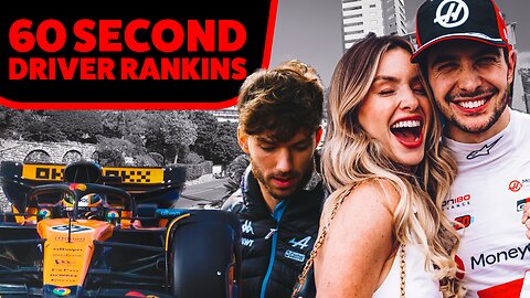 60 SECOND F1 Monaco Driver Rankings