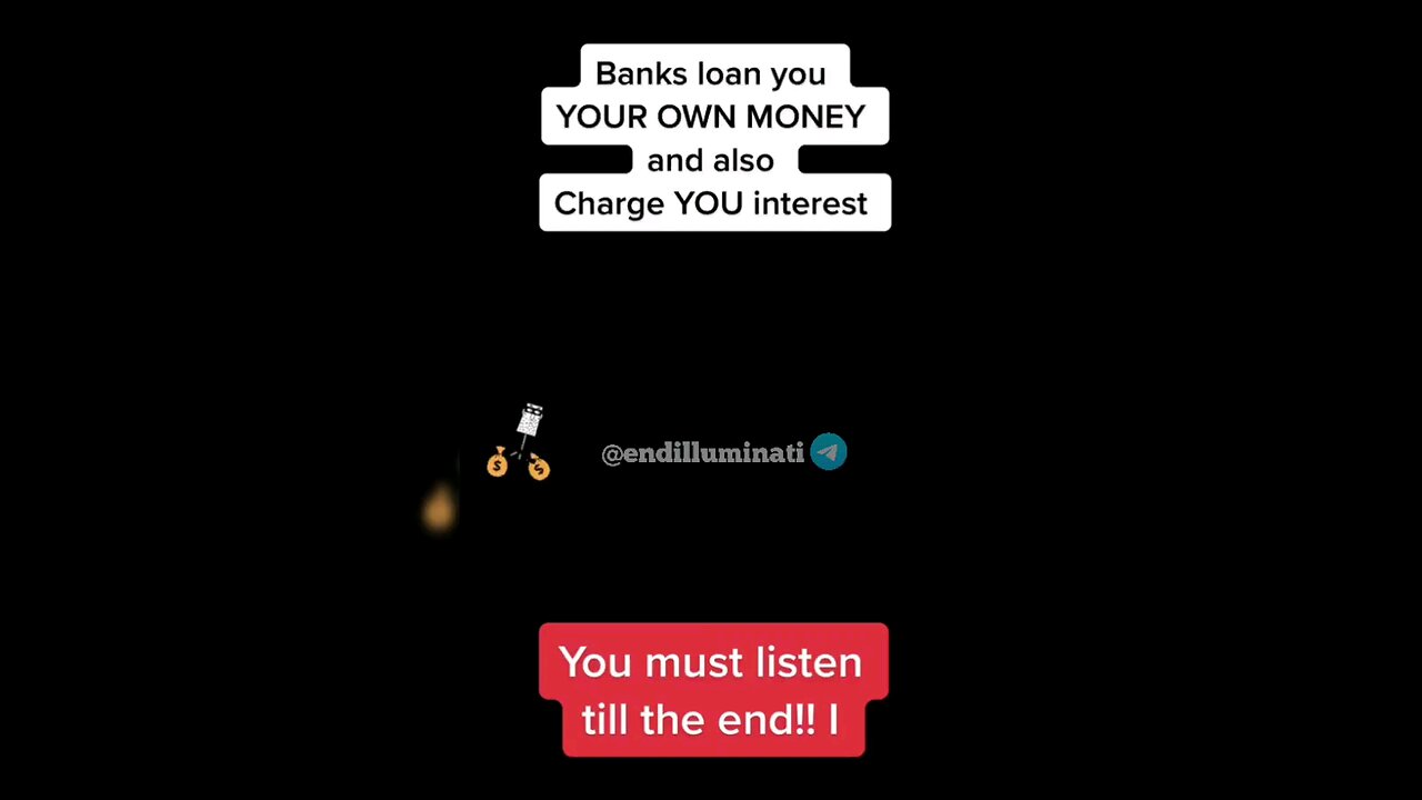 banks loan you your own money