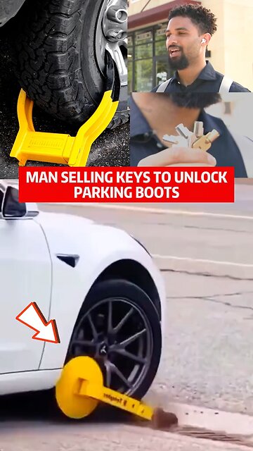Man caught selling keys to unlock parking boots in U.S. #car #breakingnews #usa #japd