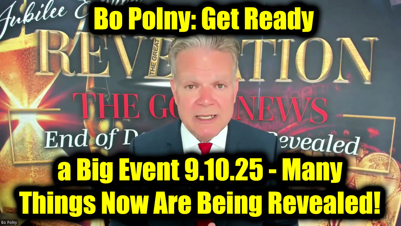 Big Event 9.10.25 - Many Things Now Are Being Revealed!