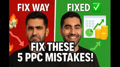5 Amazon PPC Mistakes Killing Your Sales | FIX These to Boost ROAS + Lower ACoS